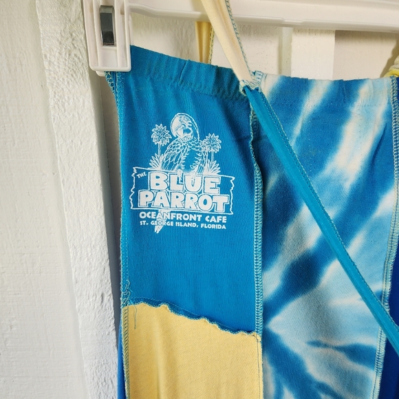 Styles Ever After Halter Maxi T-shirt Dress Colorful Patchwork Fringe Dress Med - Picture 4 of 16